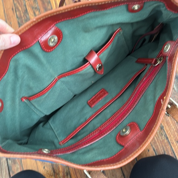 Dooney & Bourke Tartan Tote Bag - Picture 6 of 11